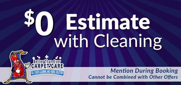 $0 Estimate with Any Cleaning